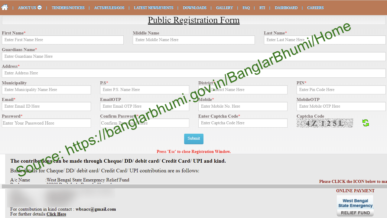 banglarbhumi signup