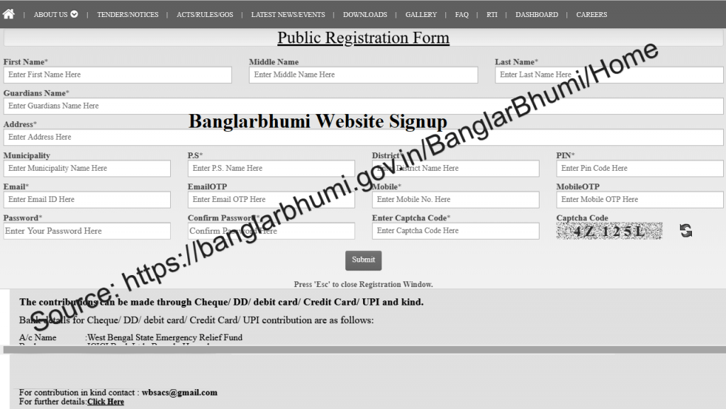 Banglarbhumi.gov.in 2024 Khatian No, RS LR Plot information, Mutation